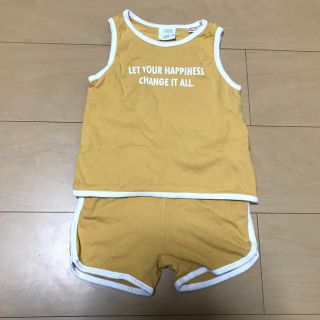 ザラキッズ(ZARA KIDS)の未使用・zarababyザラベイビー・セットアップ・タンクトップ・ショートパンツ(タンクトップ/キャミソール)