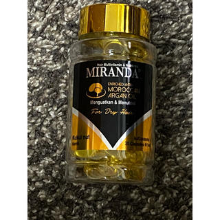 モロッカンオイル(Moroccan oil)の【直輸入！】MIRANDA 30粒 イエロー ボトルなし(オイル/美容液)