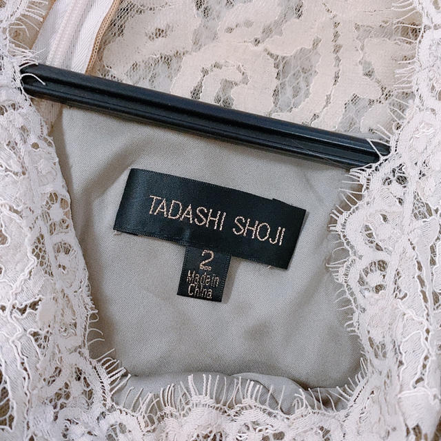 TADASHI SHOJI(タダシショウジ)のタダシショージ　総レースドレス　美品 レディースのフォーマル/ドレス(ミニドレス)の商品写真