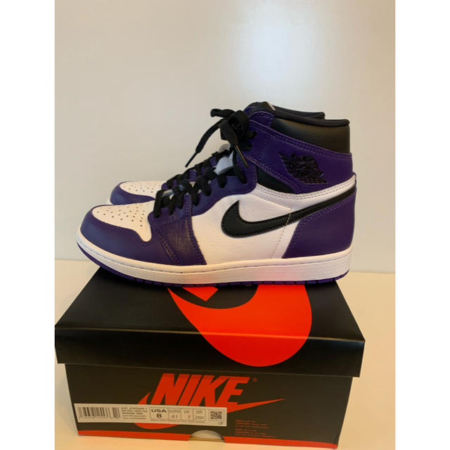 NIKE AIR JORDAN1 court purple