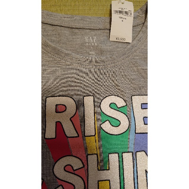 GAP(ギャップ)の半袖Tシャツワンピース  120   GAP キッズ/ベビー/マタニティのキッズ服女の子用(90cm~)(Tシャツ/カットソー)の商品写真