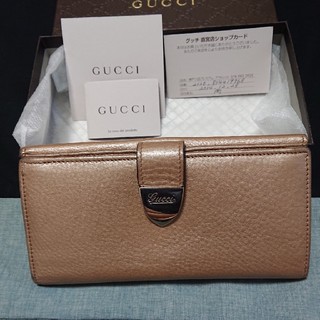 グッチ(Gucci)のGUCCl・レザー長財布(財布)