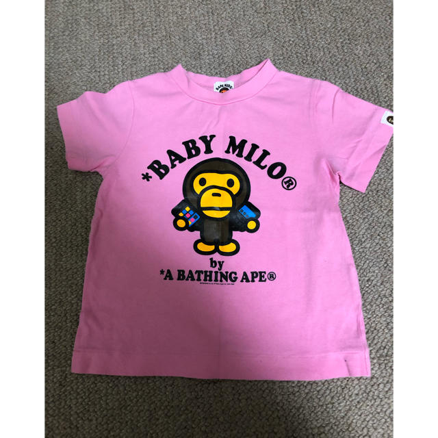 A BATHING APE(アベイシングエイプ)のApe キッズTシャツ100 キッズ/ベビー/マタニティのキッズ服男の子用(90cm~)(Tシャツ/カットソー)の商品写真