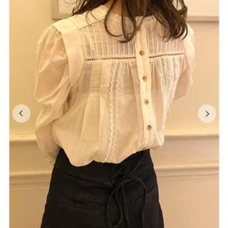 SNIDEL - 【今期新作商品】スナイデル コットンフレアブラウスの SNIDEL - 【今期新作商品】スナイデル コットンフレアブラウスの