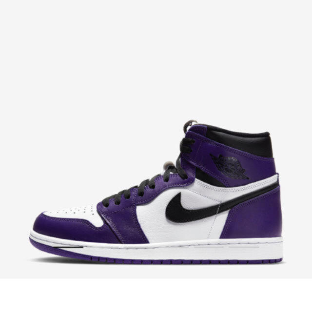 NIKE(ナイキ)のJordan 1 Retro High OG Court Purple27 メンズの靴/シューズ(スニーカー)の商品写真