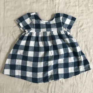 ザラキッズ(ZARA KIDS)の【by mii3310 様専用】zara  baby チェックワンピース(ワンピース)