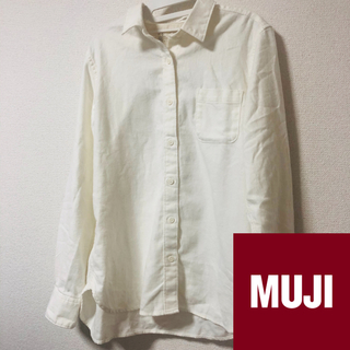 ムジルシリョウヒン(MUJI (無印良品))の無印良品　白 シャツ(シャツ/ブラウス(長袖/七分))