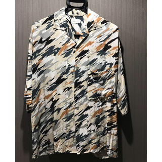ルメール(LEMAIRE)の限界価格！Lemaire   ルメール　18ss半袖オープンカラーシャツ　48(シャツ)