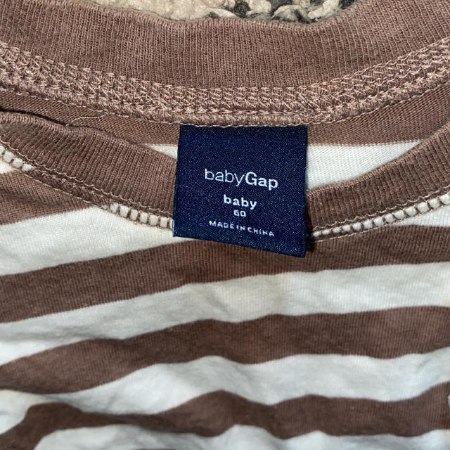 babyGAP(ベビーギャップ)のGAP、３枚セット！肌着60サイズ　 キッズ/ベビー/マタニティのベビー服(~85cm)(肌着/下着)の商品写真