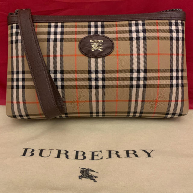 BURBERRY(バーバリー)のBurberrys☆クラッチバッグ☆ポーチ☆美品 レディースのバッグ(クラッチバッグ)の商品写真