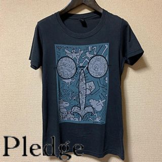 プレッジ(Pledge)のPledge UネックプリントT(Tシャツ/カットソー(半袖/袖なし))