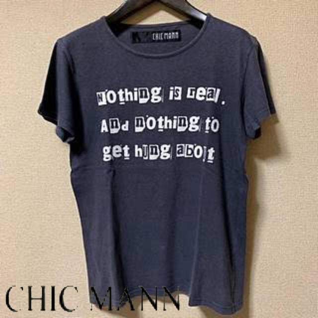 CHIC MANN(チックマン)の【美品】CHIC MANN ビートルズメッセージT 日本製 メンズのトップス(Tシャツ/カットソー(半袖/袖なし))の商品写真