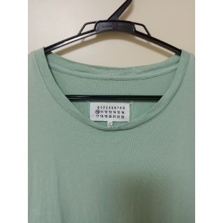 マルタンマルジェラ(Maison Martin Margiela)のメゾンマルジェラ Tシャツ　18SS 新品未使用　サイズL　ライトグリーン(Tシャツ/カットソー(半袖/袖なし))