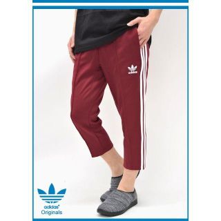 アディダス(adidas)のアディダス  ジャージー パンツ クロップド バーガンディー オリジナルス(その他)