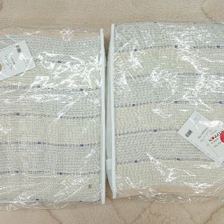 お買い得な2枚セット とろける肌触り蒲郡製 昭和西川 6重織ガーゼケット ブルー(布団)