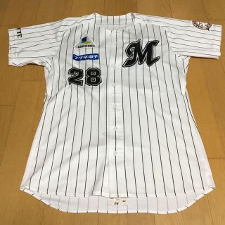 デサント(DESCENTE)の千葉ロッテマリーンズ　松永昂大投手ユニホーム(スポーツ選手)