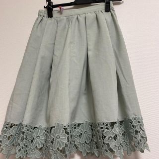 ノエラ(Noela)のNoela ピスタチオカラー　ミント　スカート　ゆずさま専用(ひざ丈スカート)