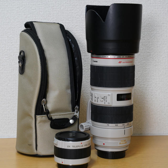 Canon キャノン　EF70-200mm f2.8 is ⅱ 2型テレコン付き