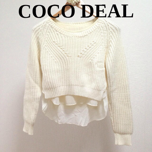 COCO DEAL(ココディール)の大人気シフォンニット♡ レディースのトップス(ニット/セーター)の商品写真