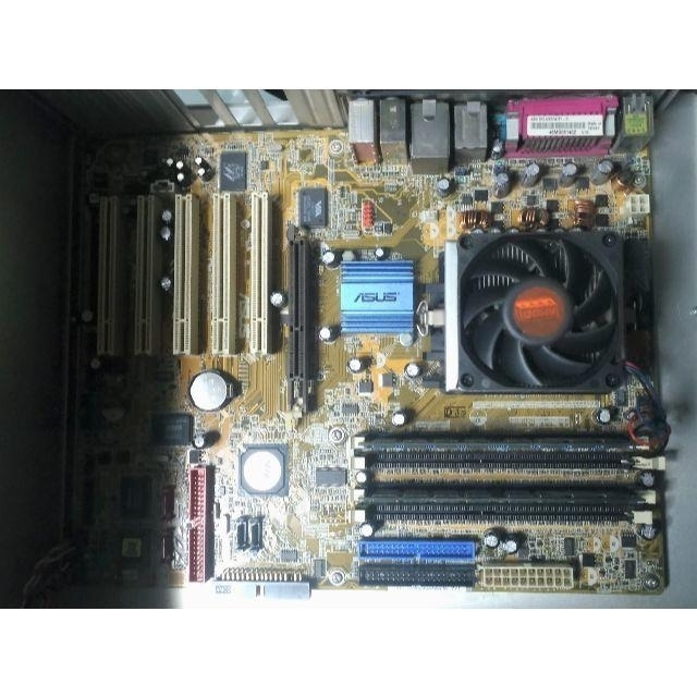 ベアボーンPCパーツ一式セット CPU ASUSマザーボード メモリ CPUクーラー