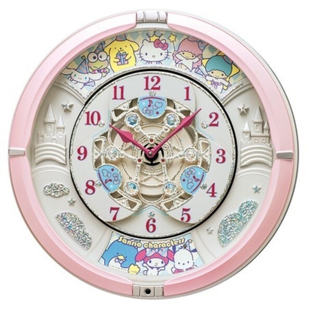 お値下げしました。新品。サンリオ大集合の掛け時計 - tigeriam.com
