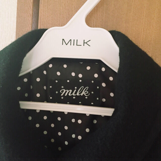 ミルク(MILK)のMILK♡ハートポッケットコート(ピーコート)