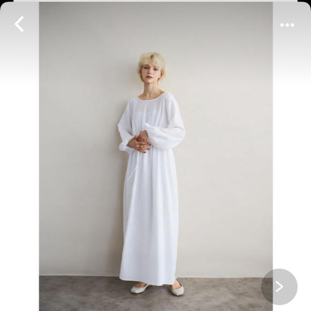 etre tokyo バックオープンドレス 高山都 - ロングワンピース/マキシ