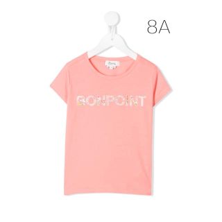 ボンポワン(Bonpoint)の新品未使用 8A Bonpoint  ロゴTシャツ(Tシャツ/カットソー)