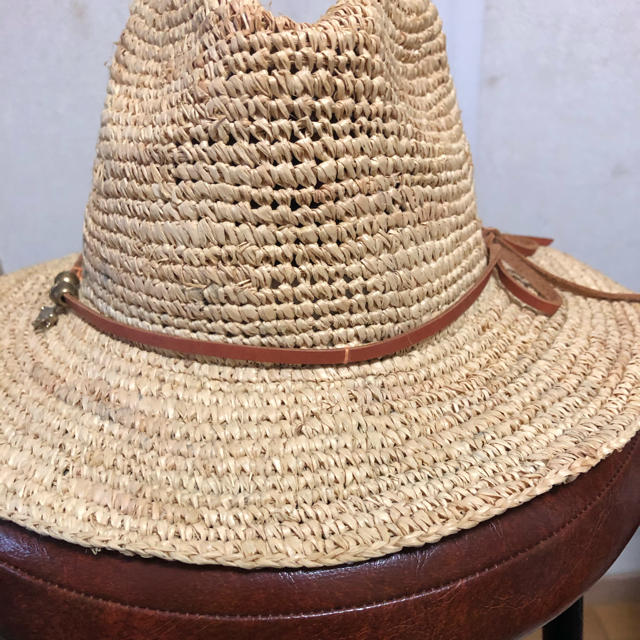 IL BISONTE(イルビゾンテ)のぱるる様専用イルビゾンテ　　麦わら帽子 レディースの帽子(麦わら帽子/ストローハット)の商品写真