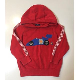 ネクスト(NEXT)のnext 完売品 ❤️ 車 クルマ フード ニット 2-3yrs 98センチ(Tシャツ/カットソー)