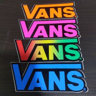 ヴァンズ(VANS)の(縦4cm横14.5cm)ＶＡＮＳ バンズ　ステッカー4枚セット(その他)