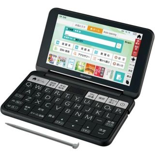 シャープ(SHARP)の[新品] SHARP 電子辞書 BRAIN PW-SH6-B ブラック系(タブレット)