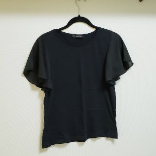 ダブルクローゼット(w closet)のまりちゃん様☆フリル袖Tシャツ☆フレアスリーブ(Tシャツ(半袖/袖なし))