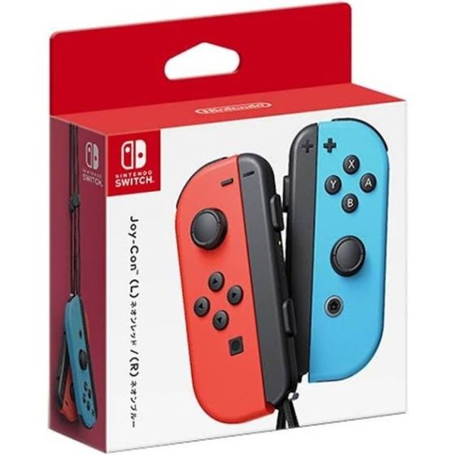 【yu.ai様専用】Switch　joycon　ネオンレッド　ネオンブルー エンタメ/ホビーのゲームソフト/ゲーム機本体(家庭用ゲーム機本体)の商品写真