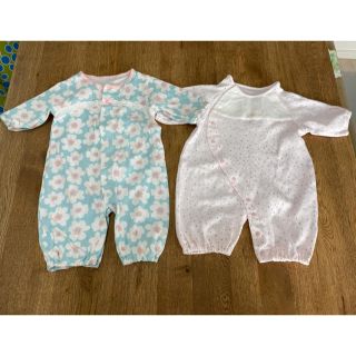 ニシキベビー(Nishiki Baby)のベビー服　カバーオール　2着　50-60サイズ　女の子(カバーオール)