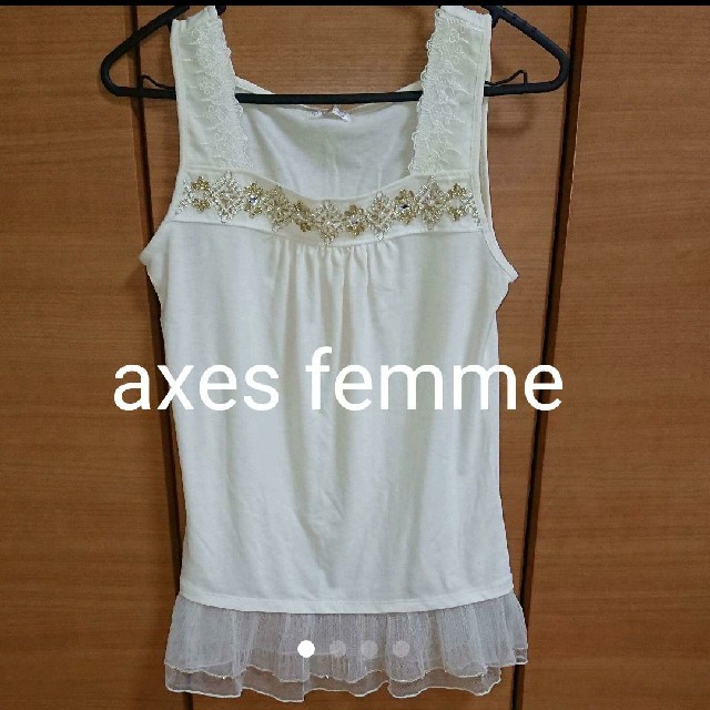 axes femme(アクシーズファム)のお値下げ☆新品☆axes キャミソール M レディースのトップス(キャミソール)の商品写真