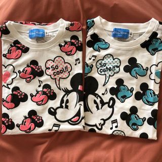 ディズニー(Disney)のディズニー ロゴ Tシャツ ペア(Tシャツ(半袖/袖なし))