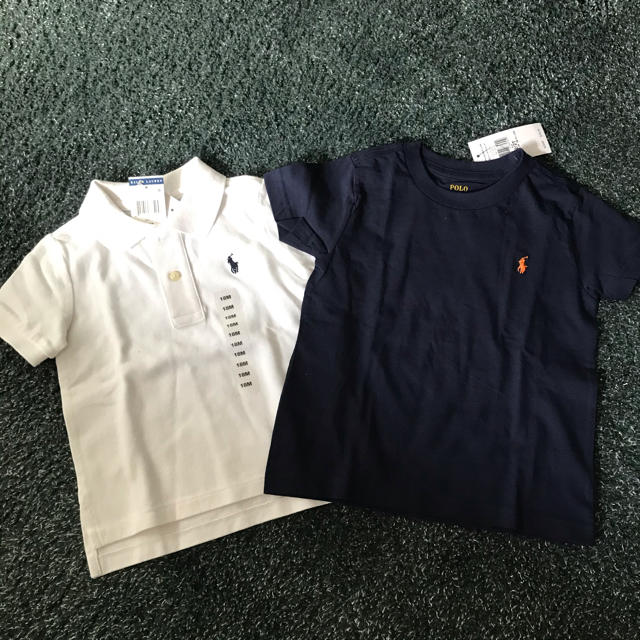 POLO RALPH LAUREN(ポロラルフローレン)のラルフローレン  ポロシャツ　Tシャツ　新品未使用　18M 2 T 80 90 キッズ/ベビー/マタニティのベビー服(~85cm)(Ｔシャツ)の商品写真