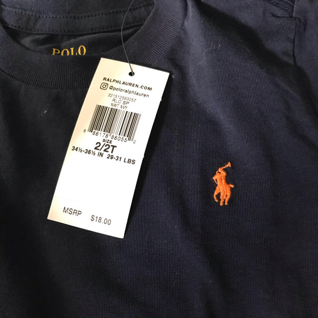 POLO RALPH LAUREN(ポロラルフローレン)のラルフローレン  ポロシャツ　Tシャツ　新品未使用　18M 2 T 80 90 キッズ/ベビー/マタニティのベビー服(~85cm)(Ｔシャツ)の商品写真