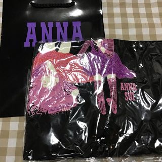 アナスイ(ANNA SUI)のアナスイ　トートバッグ　ブラック黒　エコバッグ(エコバッグ)