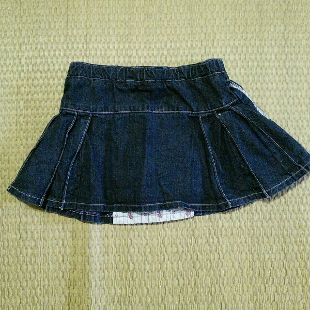 COMME CA ISM(コムサイズム)のコムサイズム☆100☆デニムスカート キッズ/ベビー/マタニティのキッズ服女の子用(90cm~)(スカート)の商品写真