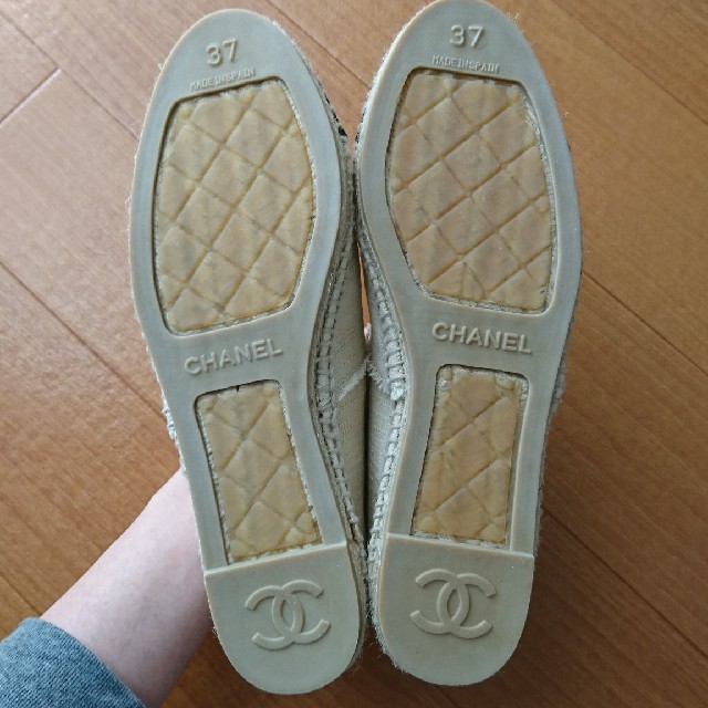 CHANEL(シャネル)のAriel☆様専用 新品未使用♡エスパドリーユ♡37 レディースの靴/シューズ(スリッポン/モカシン)の商品写真