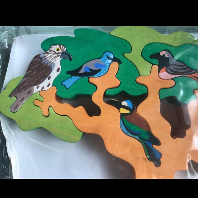 立つ木製パズル 野鳥　オーストラリア  /　FAUNA社　ハンガリー
