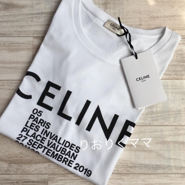 celine - 新品 セリーヌ クラシック ロゴ Tシャツ Lの通販 by HYPNOSE|セリーヌならラクマ