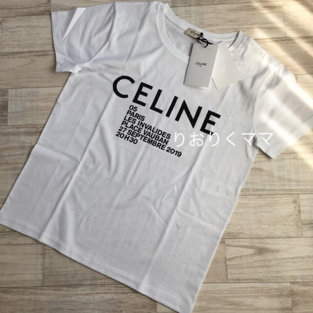 celine - 新品 セリーヌ クラシック ロゴ Tシャツ Lの通販 by HYPNOSE｜セリーヌならラクマ