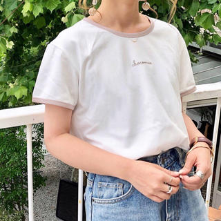 レトロガール(RETRO GIRL)のchocomee オリジナルリンガーTee(Tシャツ(半袖/袖なし))