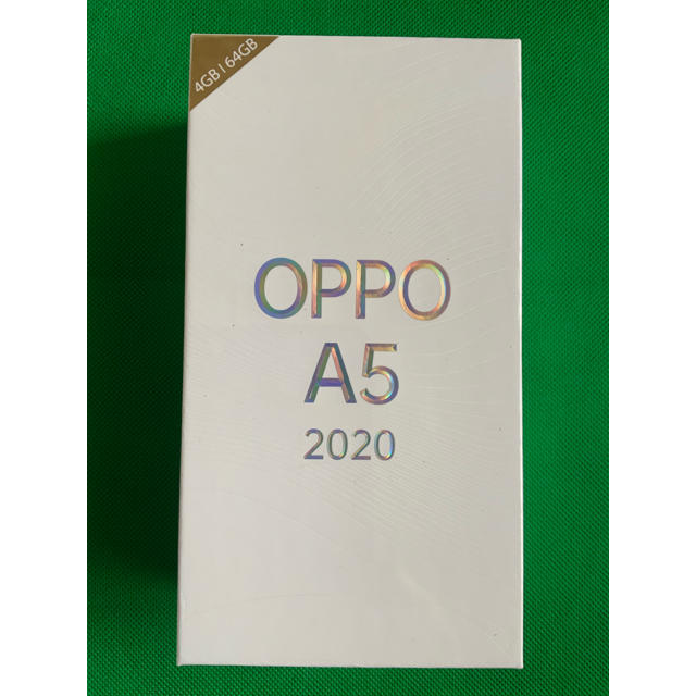 新品 未開封 OPPO A5 2020 Green SIMフリー