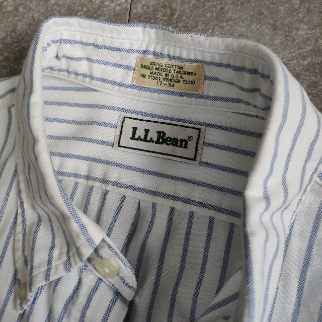 L.L.Bean(エルエルビーン)の【L.L.BEAN】70's/MADEinUSA/ボタンダウンストライプシャツ メンズのトップス(シャツ)の商品写真