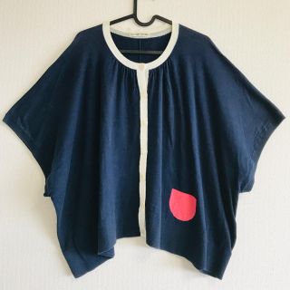 ツモリチサト(TSUMORI CHISATO)のツモリチサト 半袖 コットンニット カーディガン(シャツ/ブラウス(半袖/袖なし))