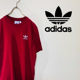 アディダス(adidas)のadidas アディダス オリジナルス Tシャツ ボルドー バックプリント M(Tシャツ/カットソー(半袖/袖なし))